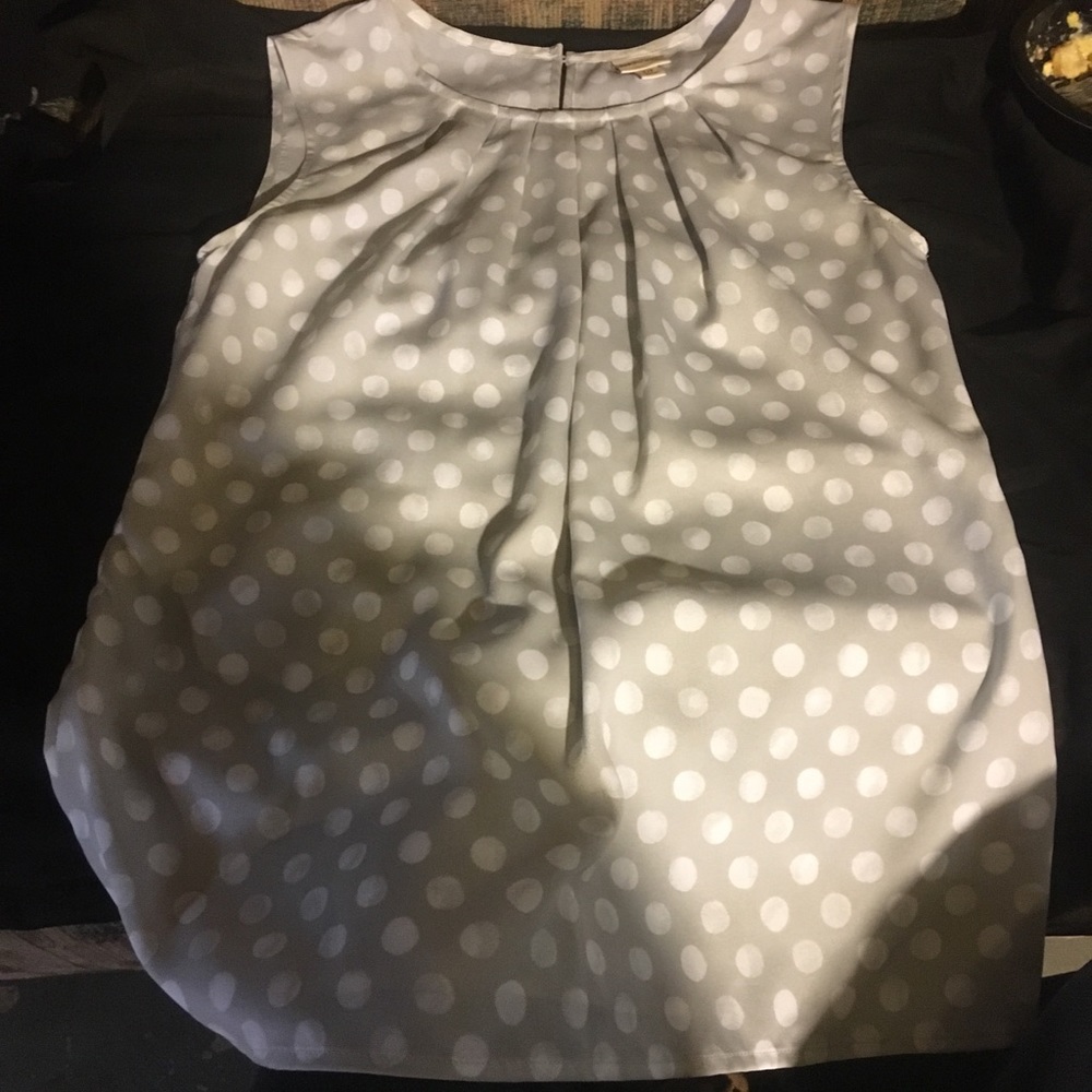 Pokadot dress top. Size small